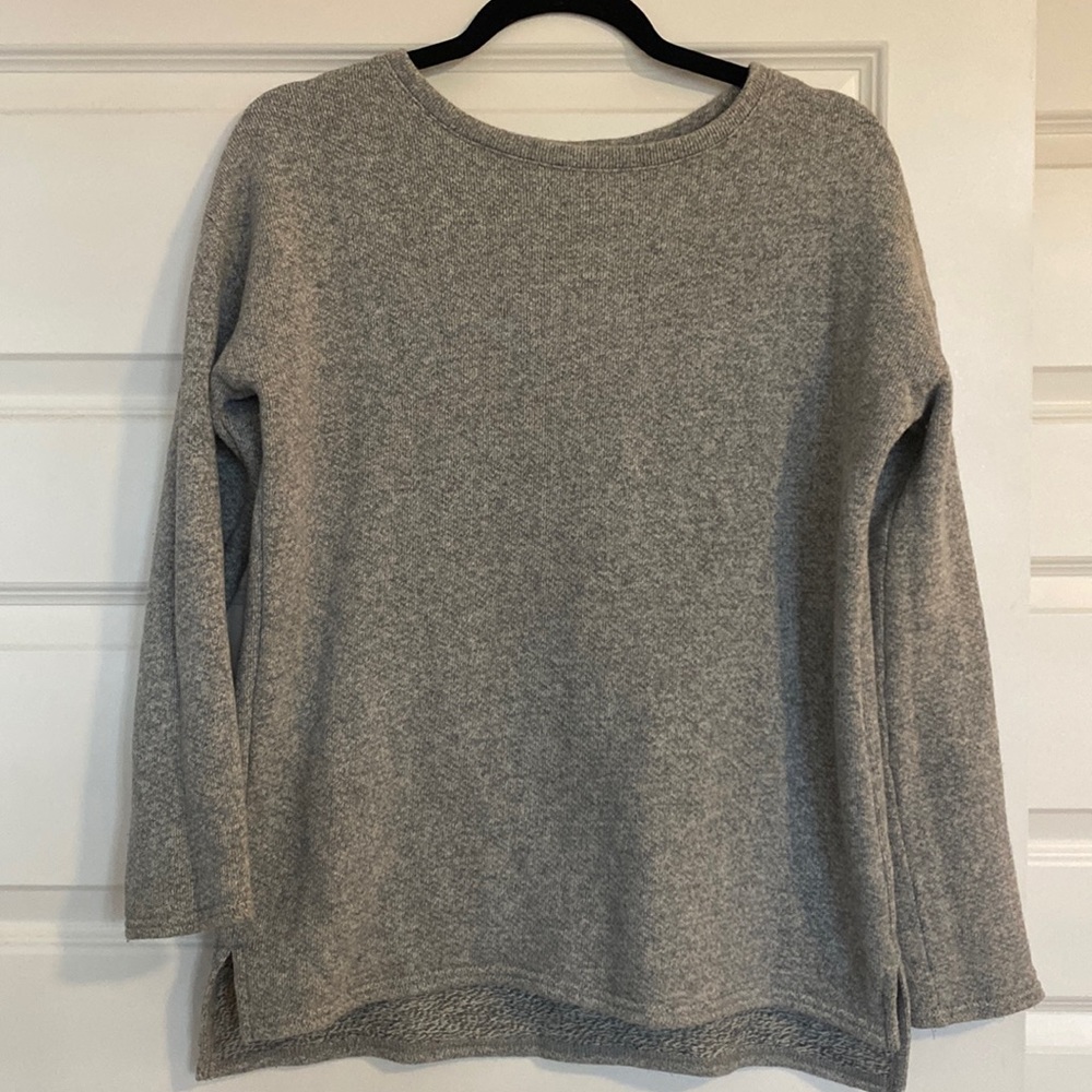 J crew grey sweatshirt